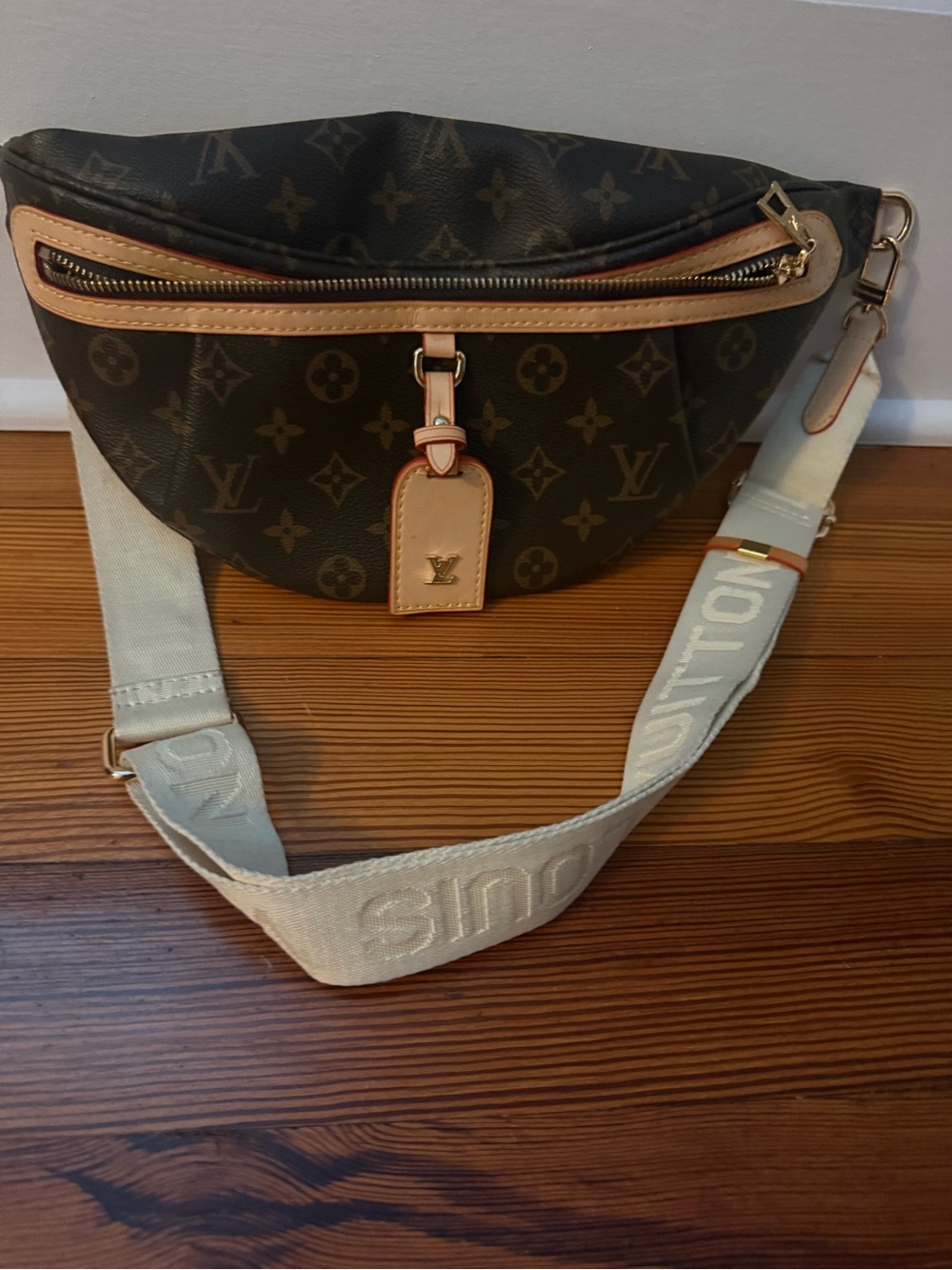 Louis Vuitton Monogram Canvas Brown Crossbody Belt Bag